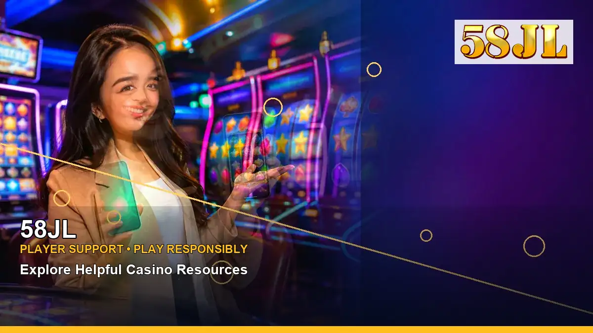 58JL left-framed VIP casino rewards highlighting mobile-friendly casino play