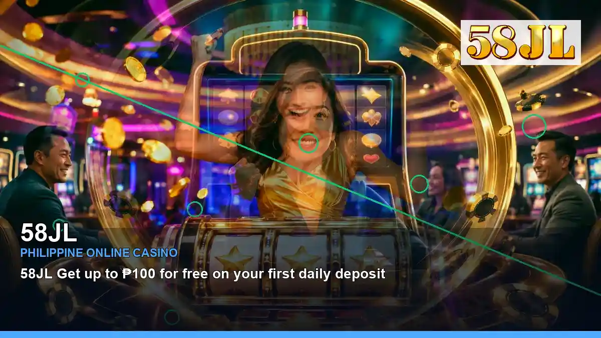 58JL centered first casino deposit and wallet options highlighting mobile-friendly casino play