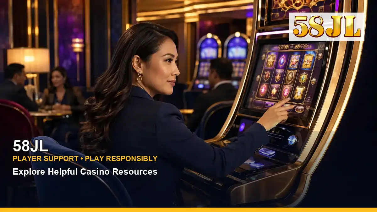58JL celebratory VIP casino rewards highlighting mobile-friendly casino play
